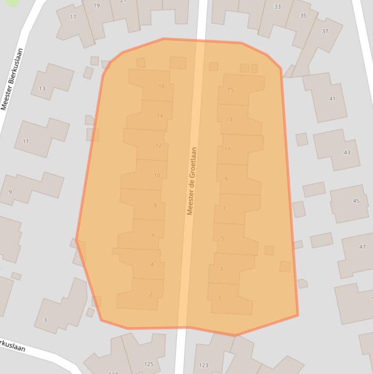 Kaart van postcodegebied 5237JJ.