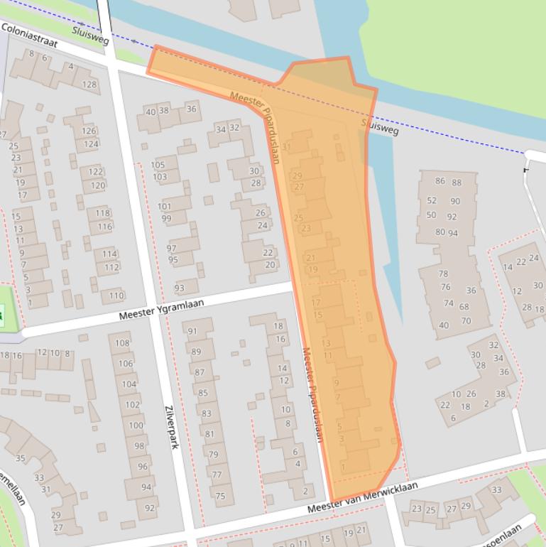 Kaart van postcodegebied 5237JS.