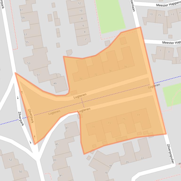 Kaart van postcodegebied 5237JW.