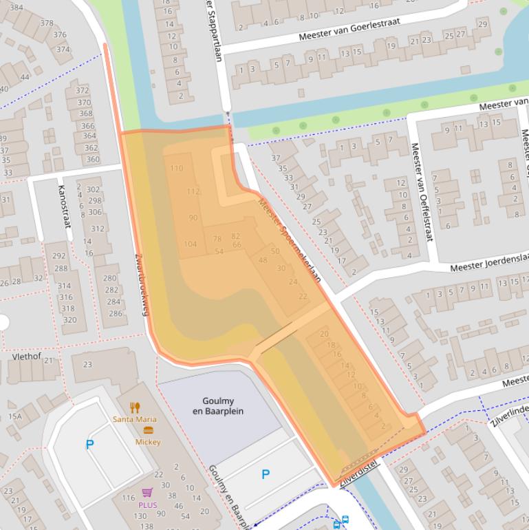 Kaart van postcodegebied 5237JZ.