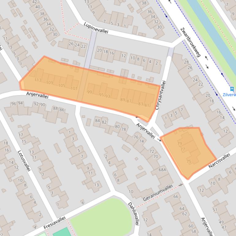 Kaart van postcodegebied 5237LB.