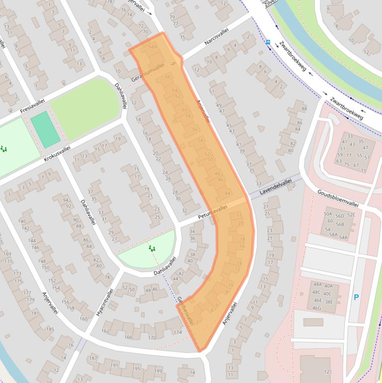 Kaart van postcodegebied 5237LD.