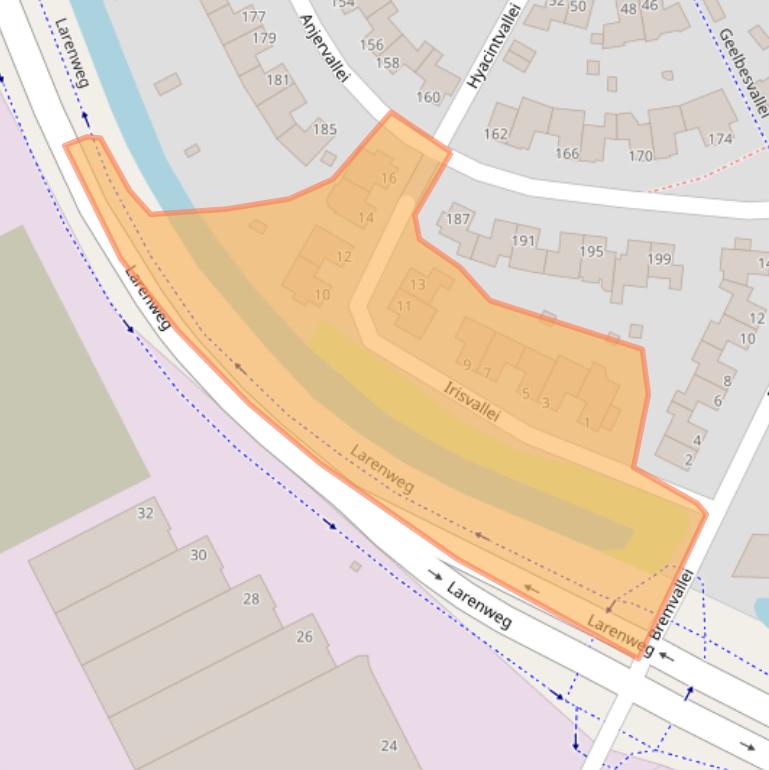 Kaart van postcodegebied 5237LS.