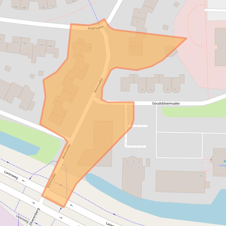 Kaart van postcodegebied 5237LV.