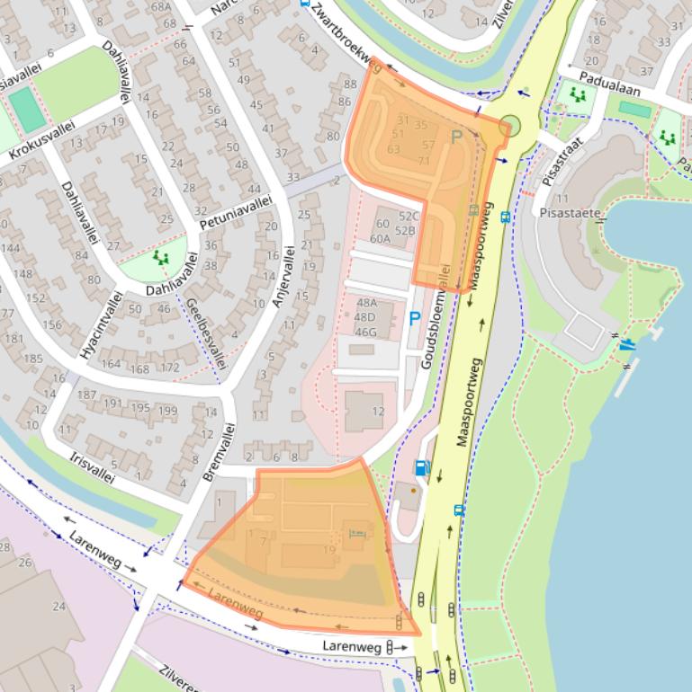 Kaart van postcodegebied 5237MH.