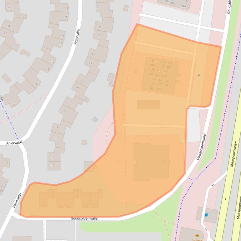Kaart van postcodegebied 5237MJ.