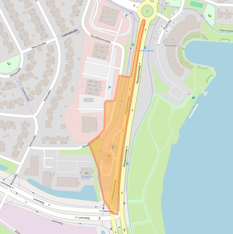 Kaart van postcodegebied 5237MT.