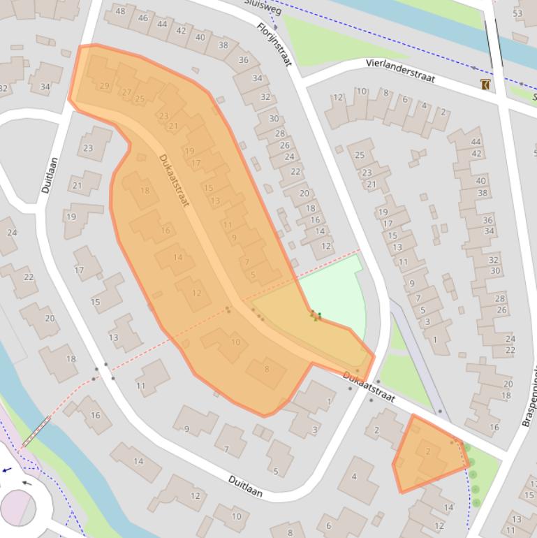 Kaart van postcodegebied 5237NA.
