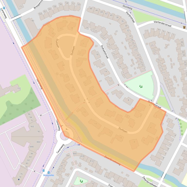 Kaart van postcodegebied 5237NB.