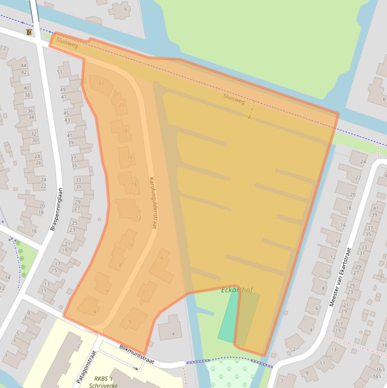 Kaart van postcodegebied 5237NC.