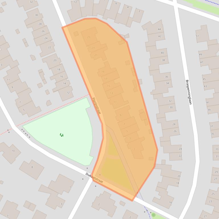 Kaart van postcodegebied 5237NG.