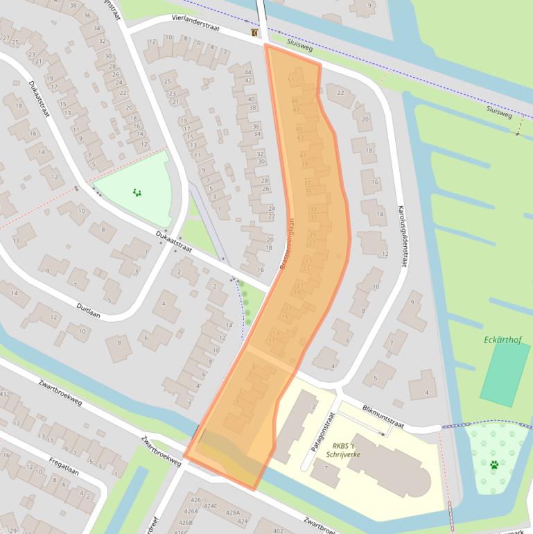 Kaart van postcodegebied 5237NJ.