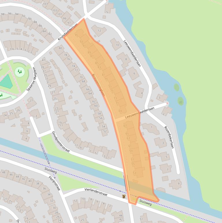 Kaart van postcodegebied 5237NN.