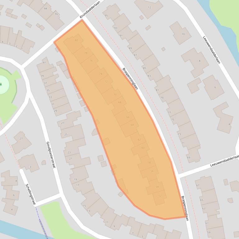 Kaart van postcodegebied 5237NP.