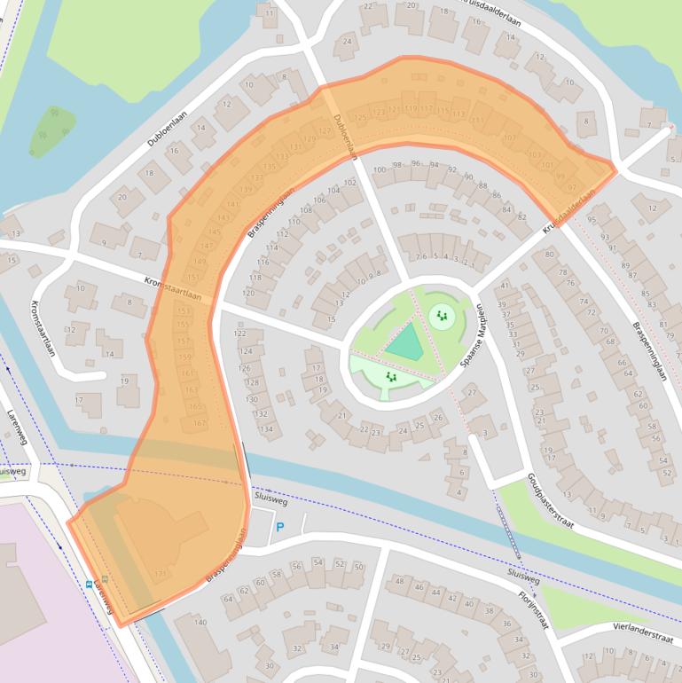 Kaart van postcodegebied 5237NS.