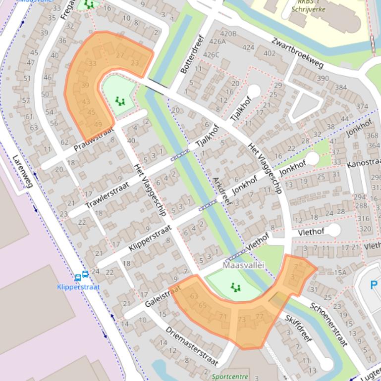 Kaart van postcodegebied 5237PA.