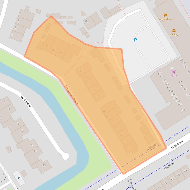 Kaart van postcodegebied 5237PD.