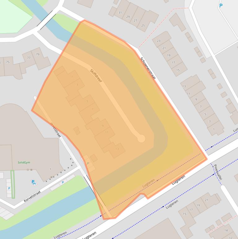 Kaart van postcodegebied 5237PG.