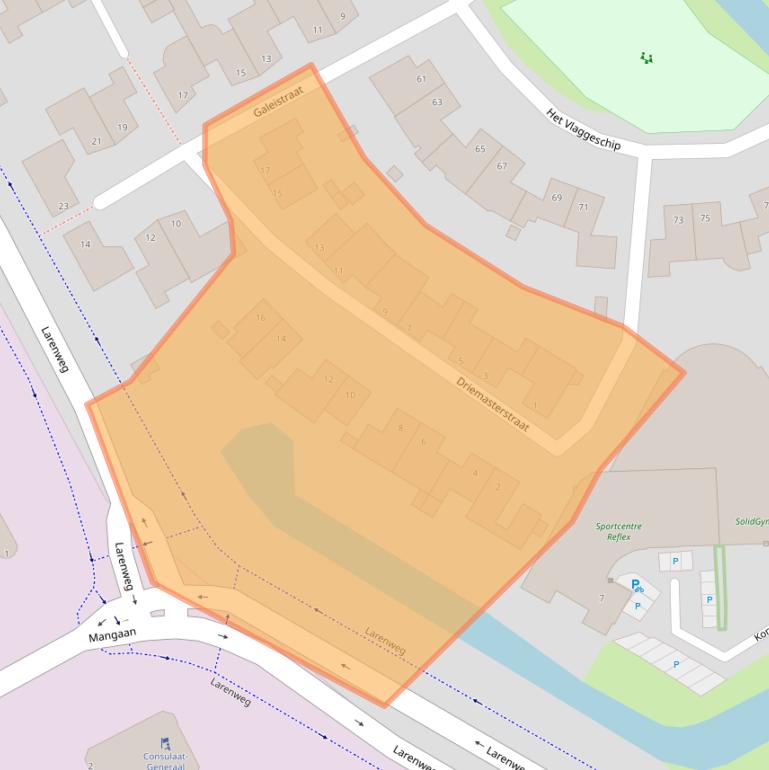 Kaart van postcodegebied 5237PH.