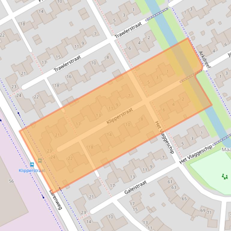 Kaart van postcodegebied 5237PK.