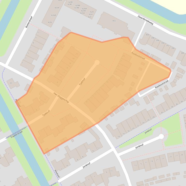 Kaart van postcodegebied 5237PM.