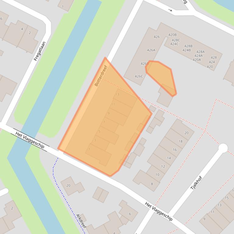 Kaart van postcodegebied 5237PR.