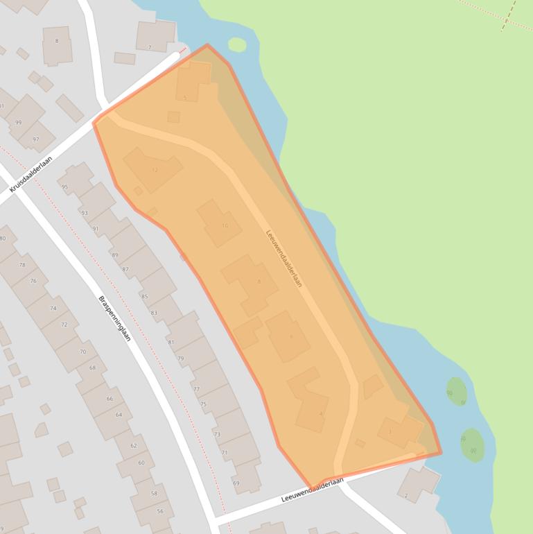 Kaart van postcodegebied 5237RD.