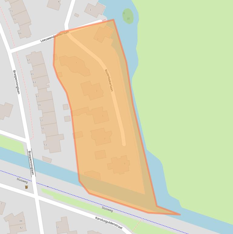 Kaart van postcodegebied 5237RE.