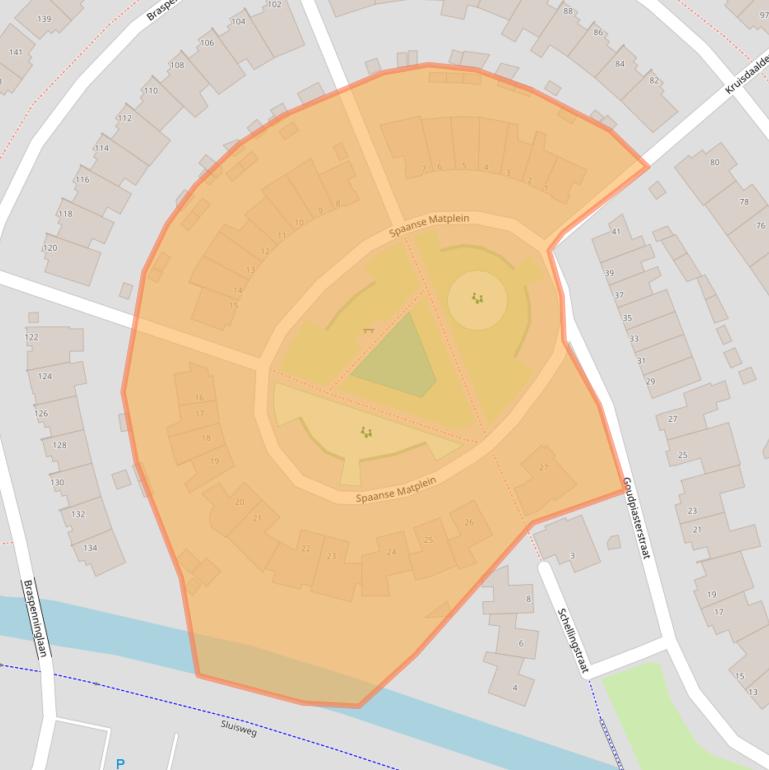 Kaart van postcodegebied 5237RG.