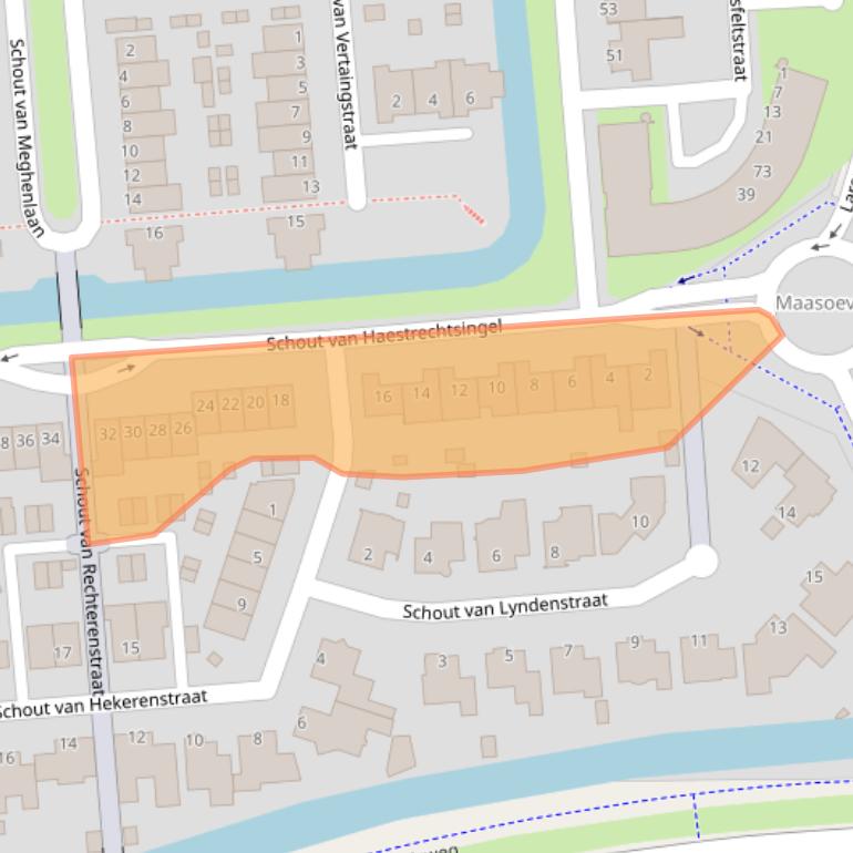 Kaart van postcodegebied 5237SH.