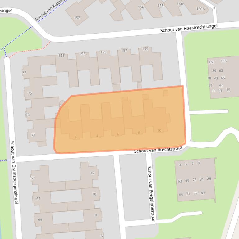 Kaart van postcodegebied 5237SN.