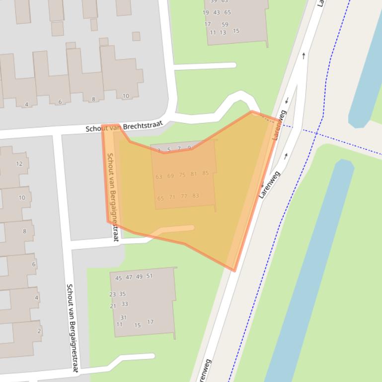 Kaart van postcodegebied 5237SV.