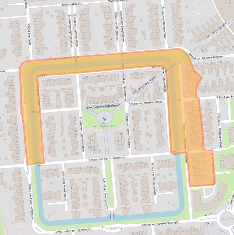 Kaart van postcodegebied 5237SW.