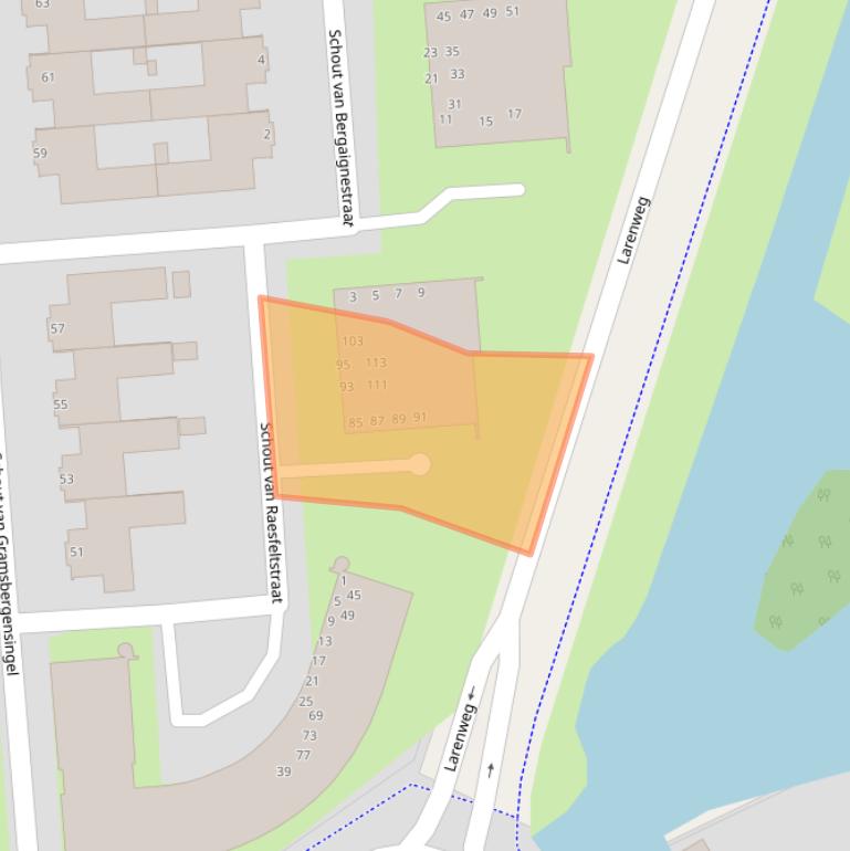 Kaart van postcodegebied 5237SX.