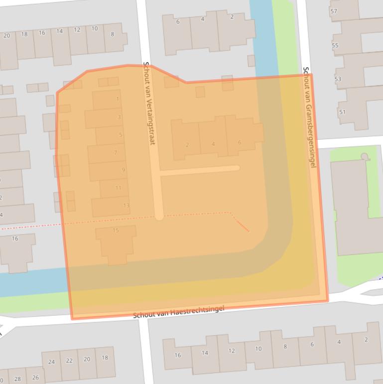 Kaart van postcodegebied 5237TA.