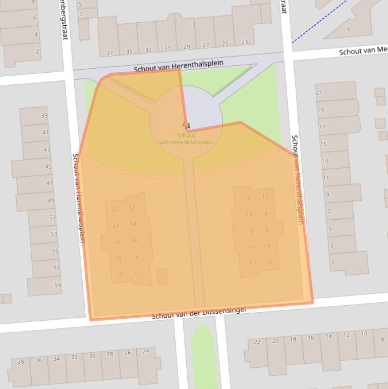 Kaart van postcodegebied 5237TK.