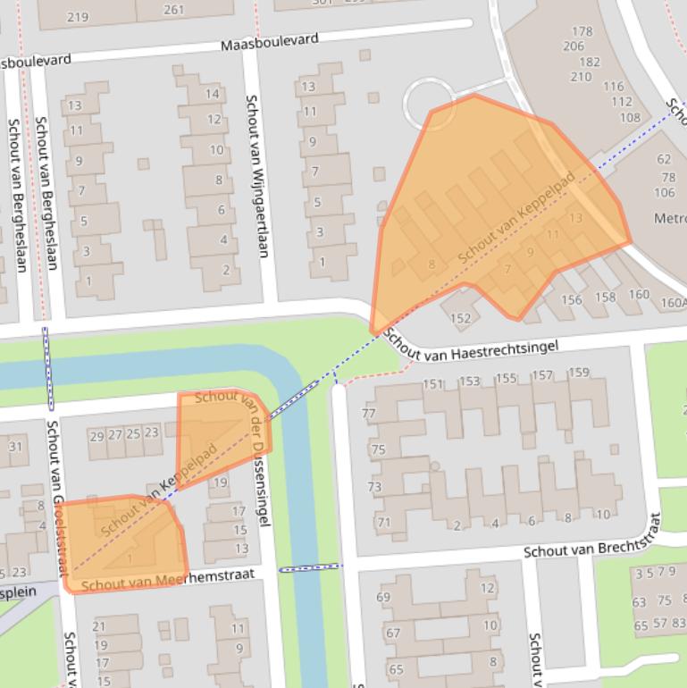 Kaart van postcodegebied 5237TN.