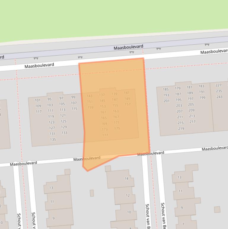 Kaart van postcodegebied 5237WP.