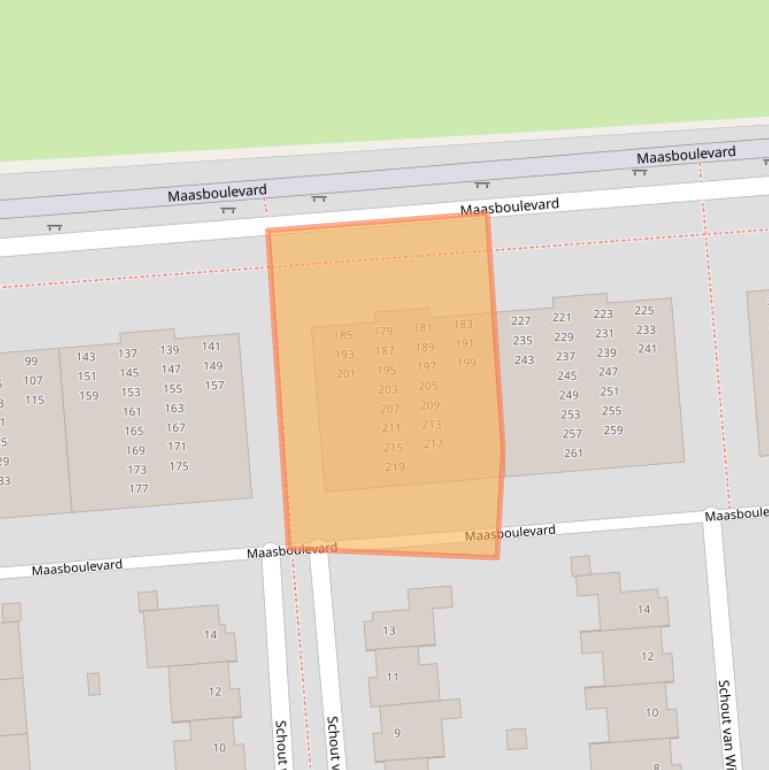 Kaart van postcodegebied 5237WR.