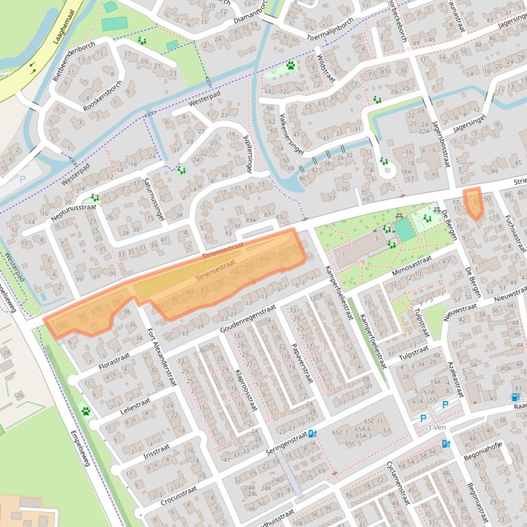 Kaart van postcodegebied 5241AZ.