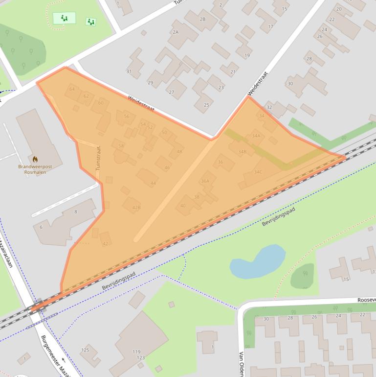 Kaart van postcodegebied 5241CC.