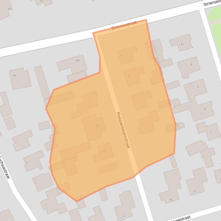 Kaart van postcodegebied 5241CJ.