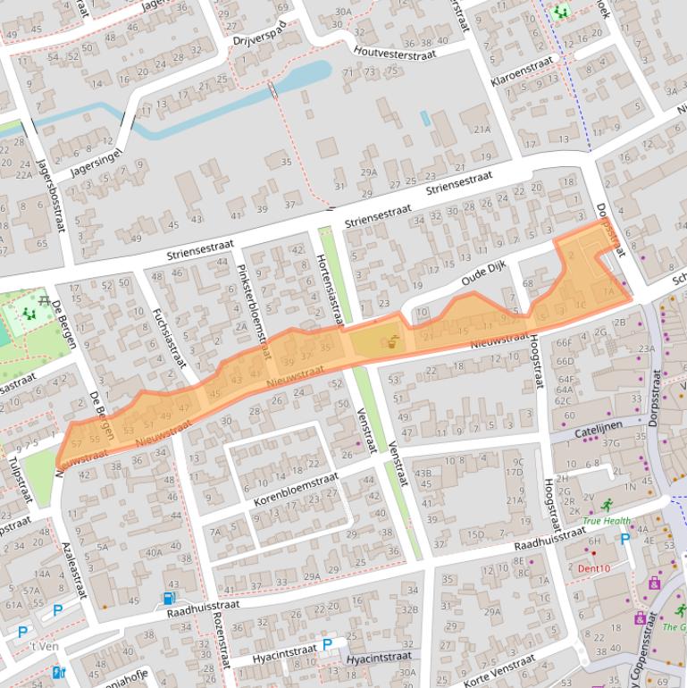 Kaart van postcodegebied 5241CM.