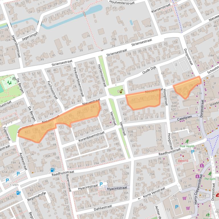 Kaart van postcodegebied 5241CN.