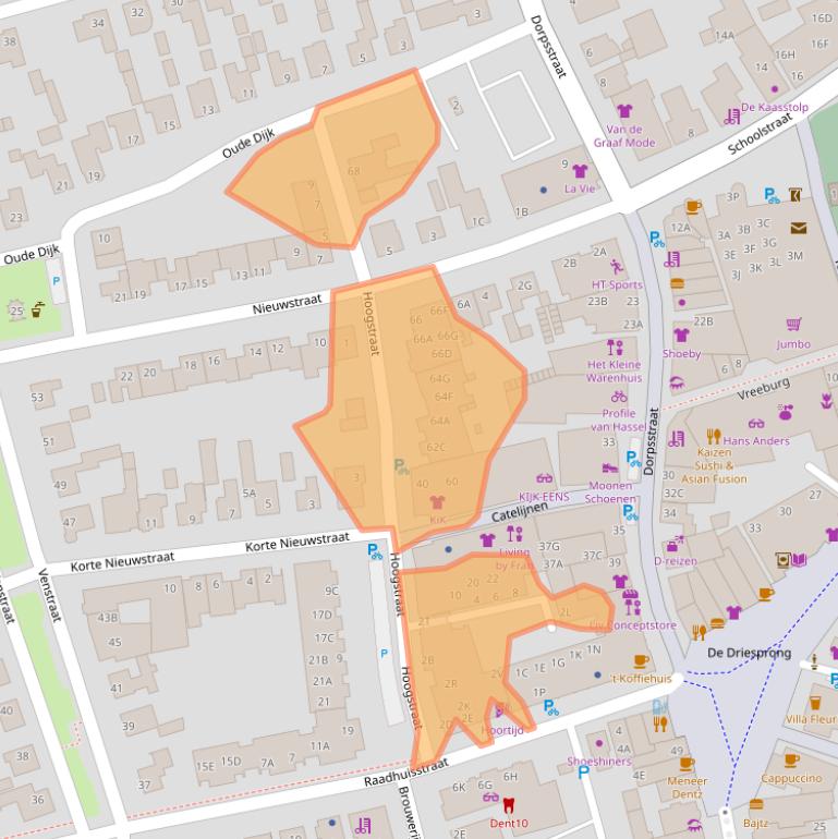Kaart van postcodegebied 5241CT.