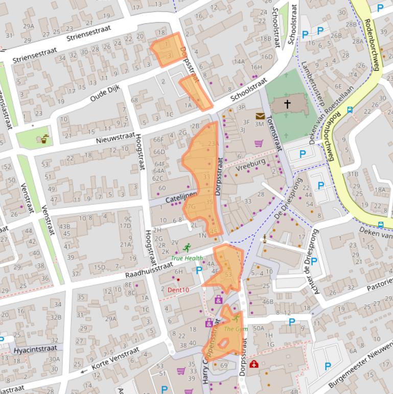 Kaart van postcodegebied 5241EA.