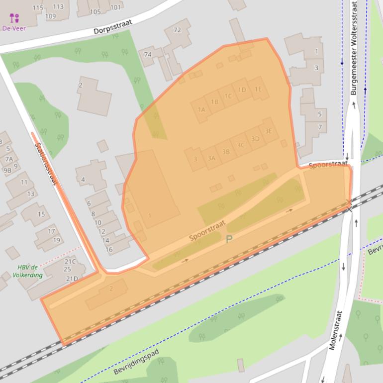 Kaart van postcodegebied 5241EG.