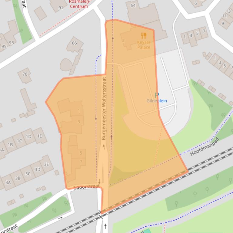 Kaart van postcodegebied 5241EH.