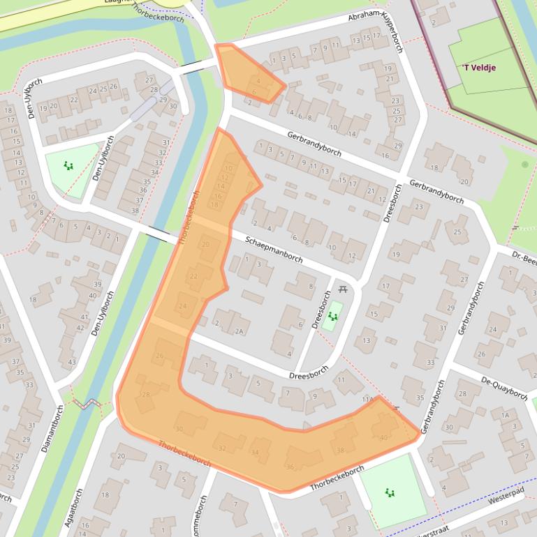 Kaart van postcodegebied 5241HD.