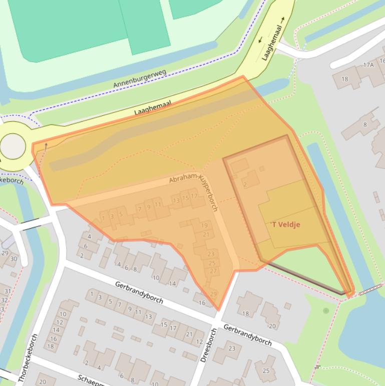 Kaart van postcodegebied 5241HR.